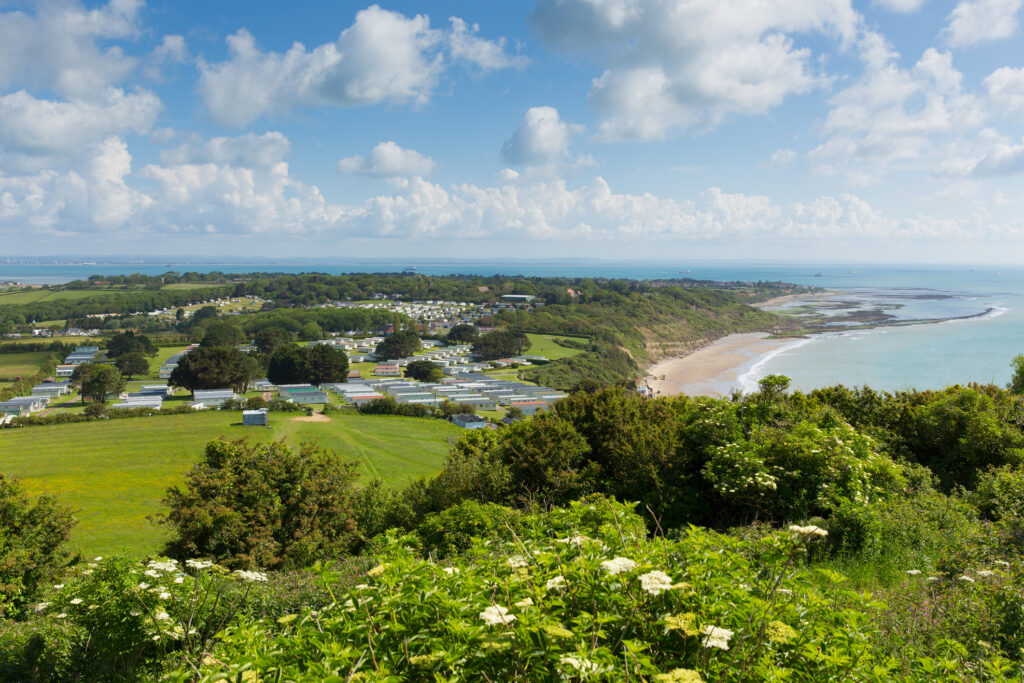 Whitecliff Bay Isle of Wight near Bembridge