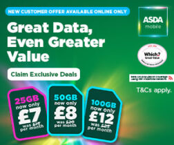 ASDA mobile offer 3